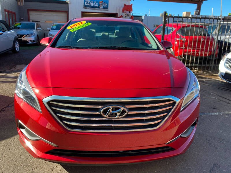 2017 Hyundai Sonata Red
