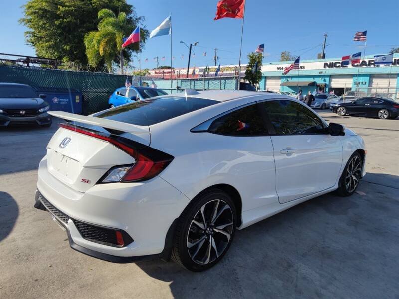 2019 Honda Civic White - Image 3