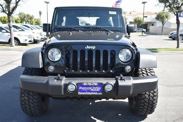 2017 Jeep Wrangler Unlimited Black Clearcoat